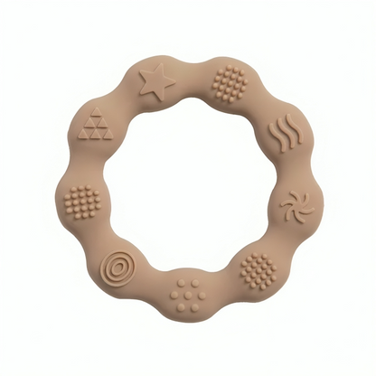 Baby Silicone Teethers Toy Ring