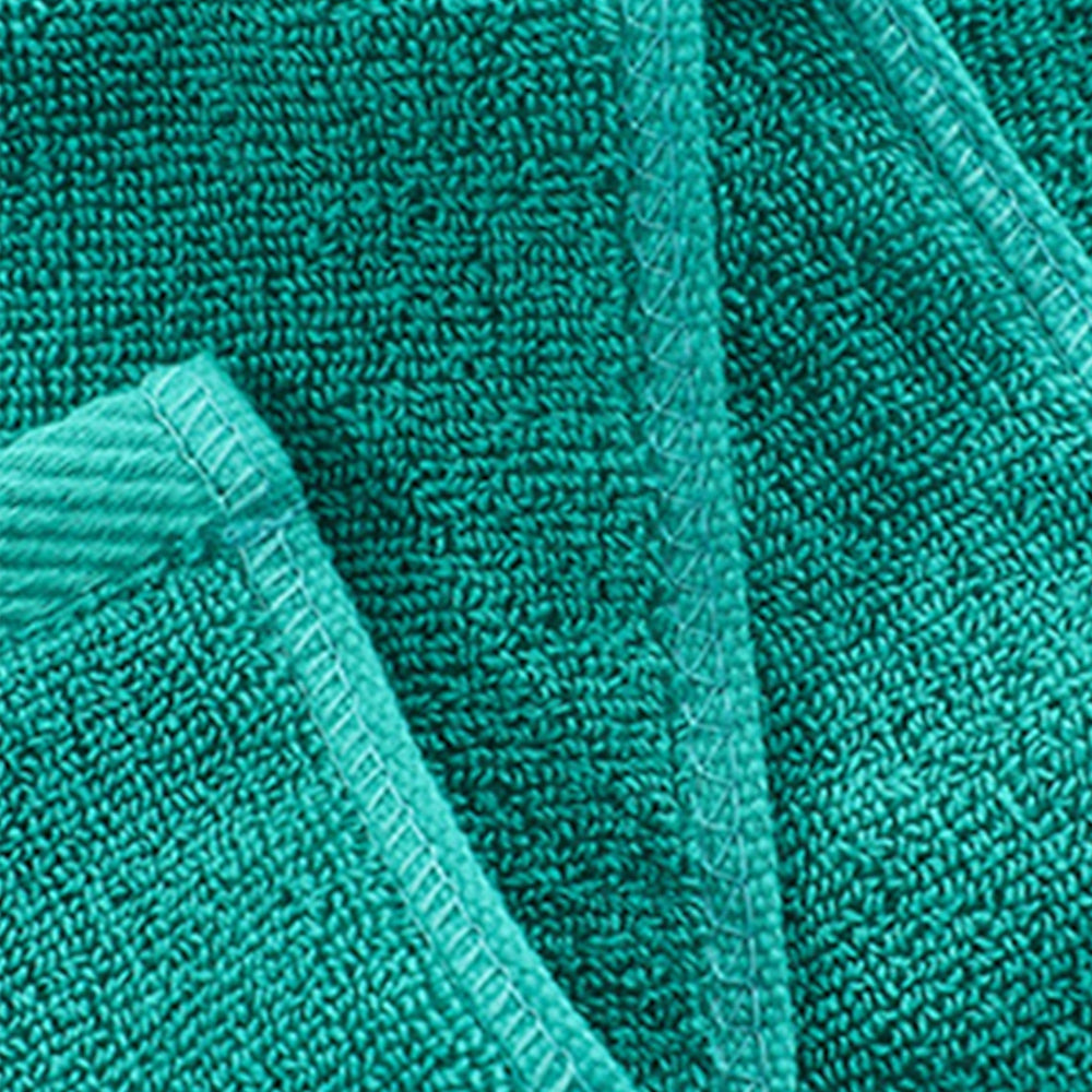 Close-up Of Green Christmas Baby Towel 