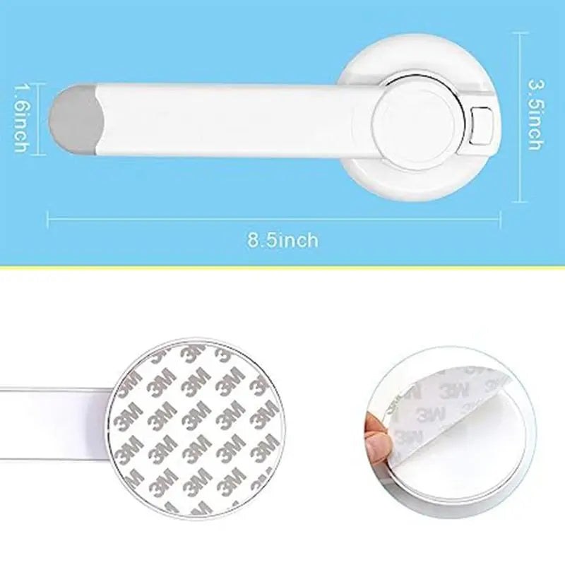 Child Safety Toilet Lock White Size Chart