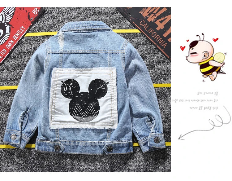 Toddler Denim Jacket Mickey Style