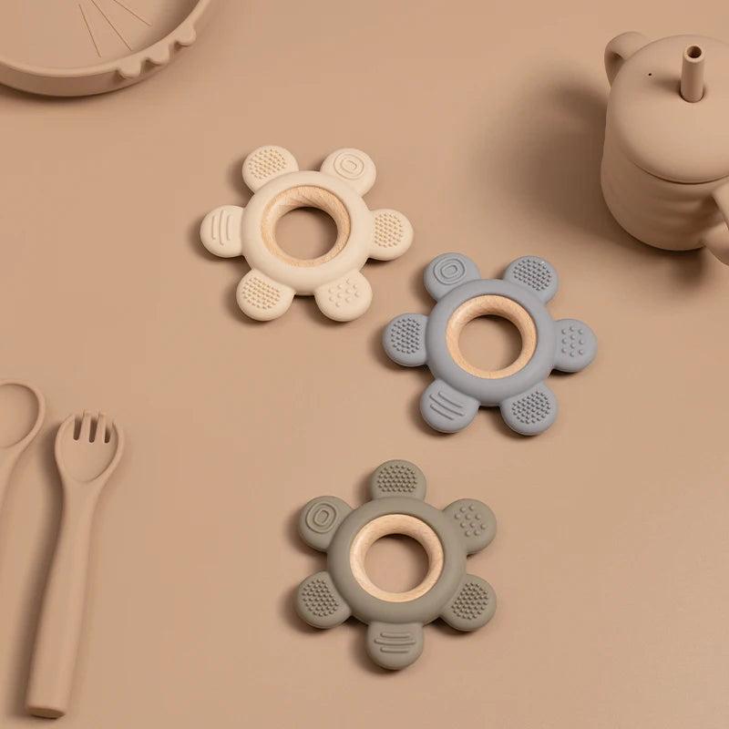 Baby Silicone Flower Teethers Toy