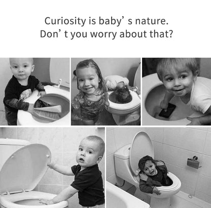 Babies Playing in the toilet