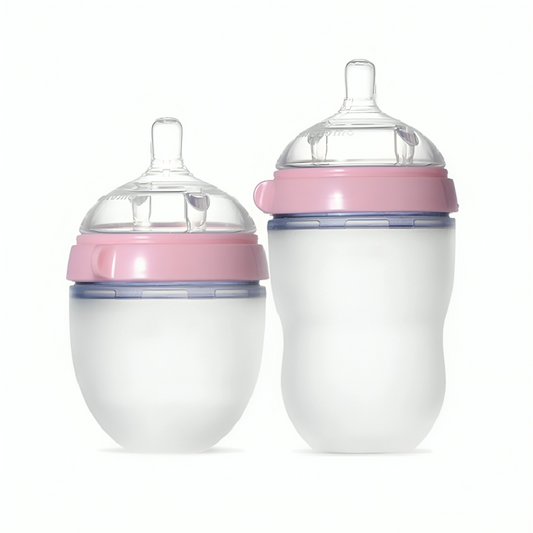 Silicone Baby Feeding Bottle Set