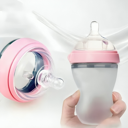 Silicone Baby Feeding Bottle Set