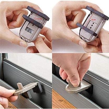 A picture of Sliding window lock for child safety Installation Step